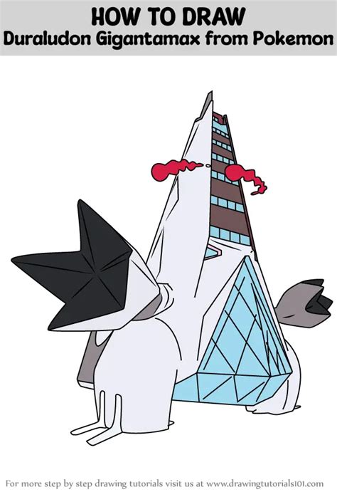How to Draw Duraludon Gigantamax from Pokemon.